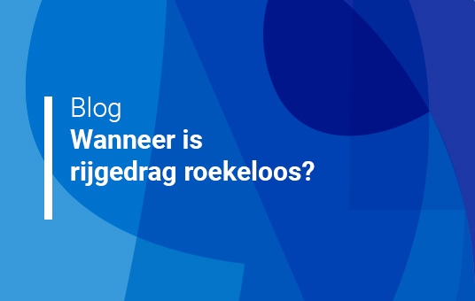 Wanneer is rijgedrag roekeloos?